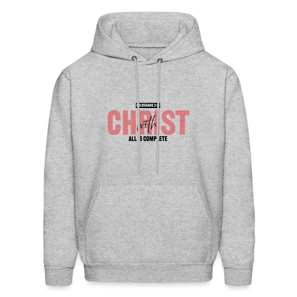 With Christ Hoodie - heather gray