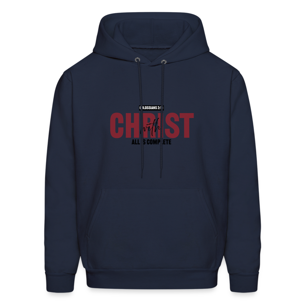 With Christ Hoodie - navy